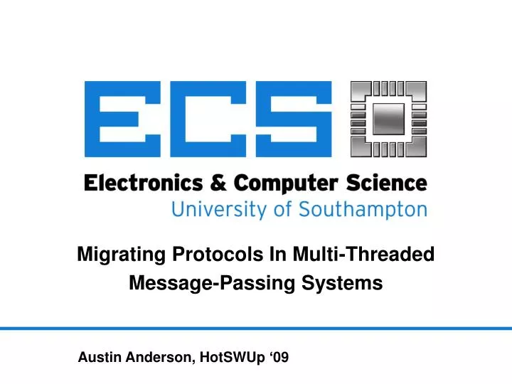 migrating protocols in multi threaded message passing systems