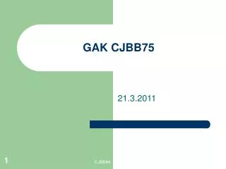 gak cjbb75