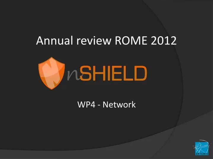 annual review rome 2012