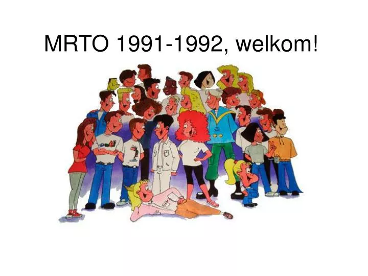 mrto 1991 1992 welkom