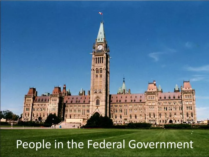 people in the federal government
