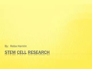 Stem Cell Research