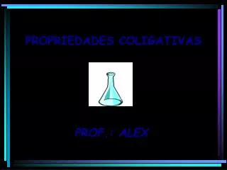 propriedades coligativas