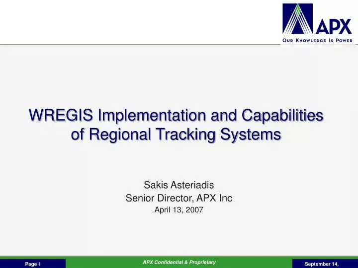 wregis implementation and capabilities of regional tracking systems
