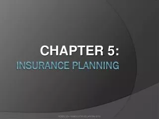 INSURANCE PLANNING