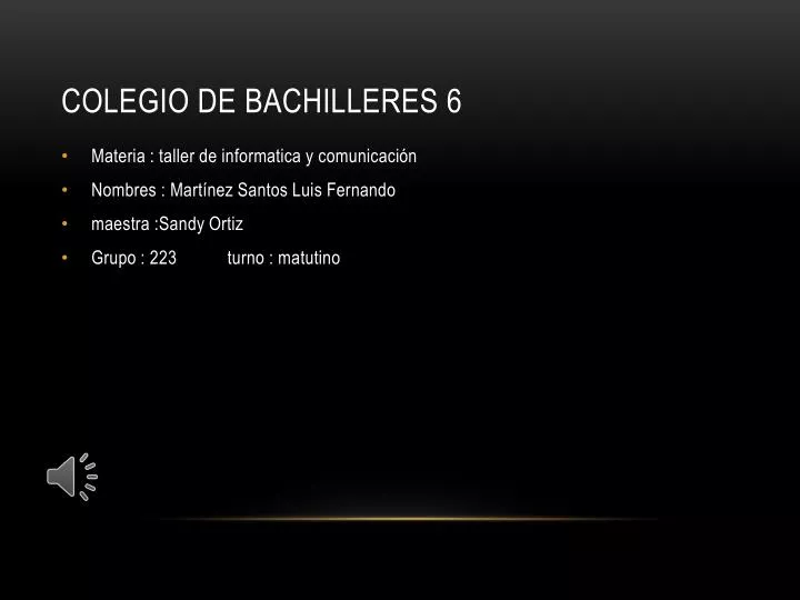 colegio de bachilleres 6