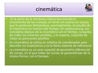 cinem tica