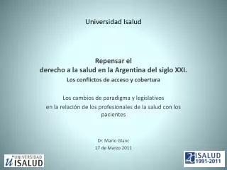 universidad isalud