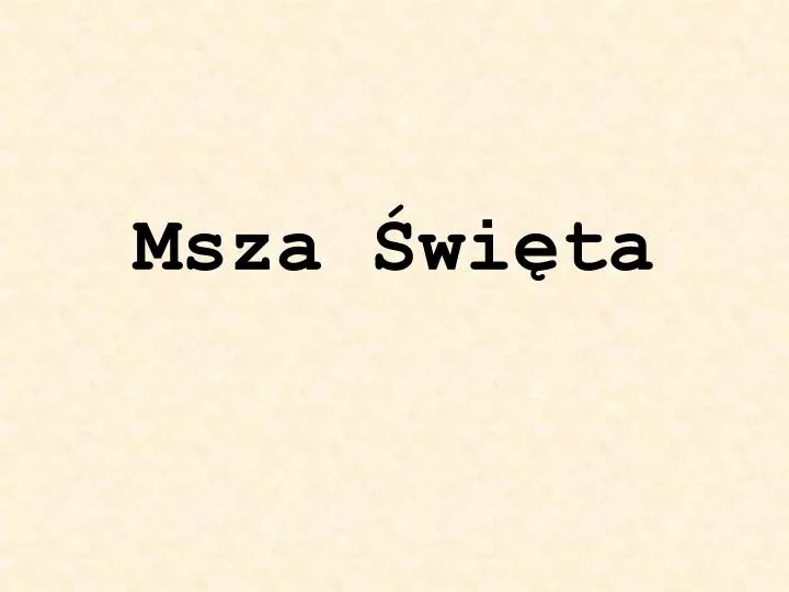 msza wi ta