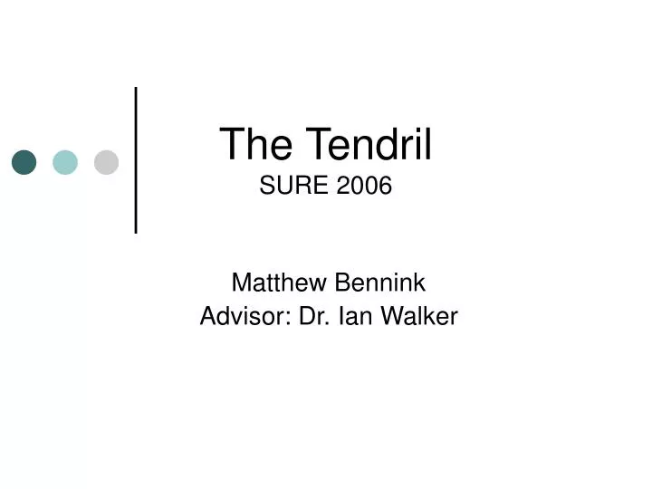 the tendril sure 2006