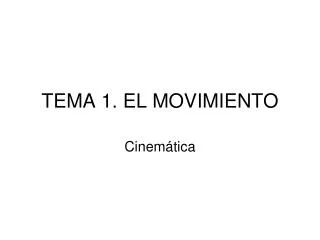 tema 1 el movimiento