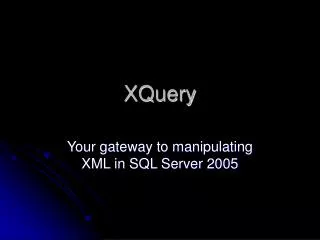 XQuery