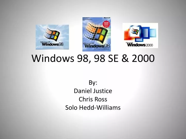 windows 98 98 se 2000