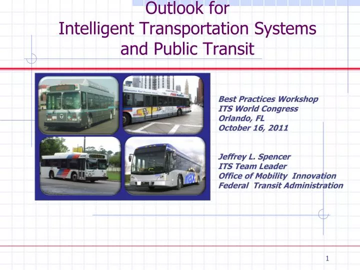 outlook for intelligent transportation systems and public transit
