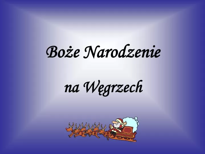 bo e narodzenie