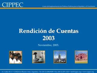 rendici n de cuentas 2003