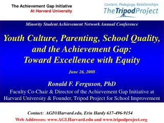 Minority Student Achievement Network Annual Conference