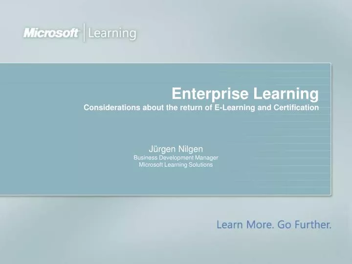 j rgen nilgen business development manager microsoft learning solutions