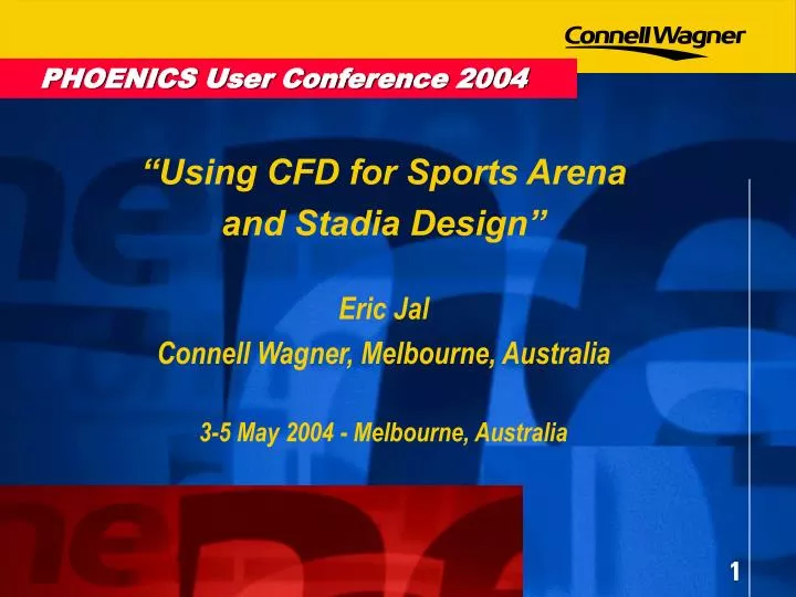 phoenics user conference 2004
