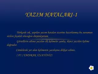 yazim hatalari 1