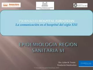 epidemiologia region sanitaria vi