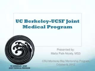 UC Berkeley-UCSF Joint Medical Program