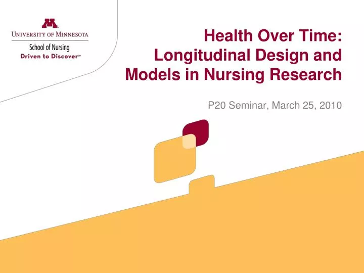 health over time longitudinal design and models in nursing research