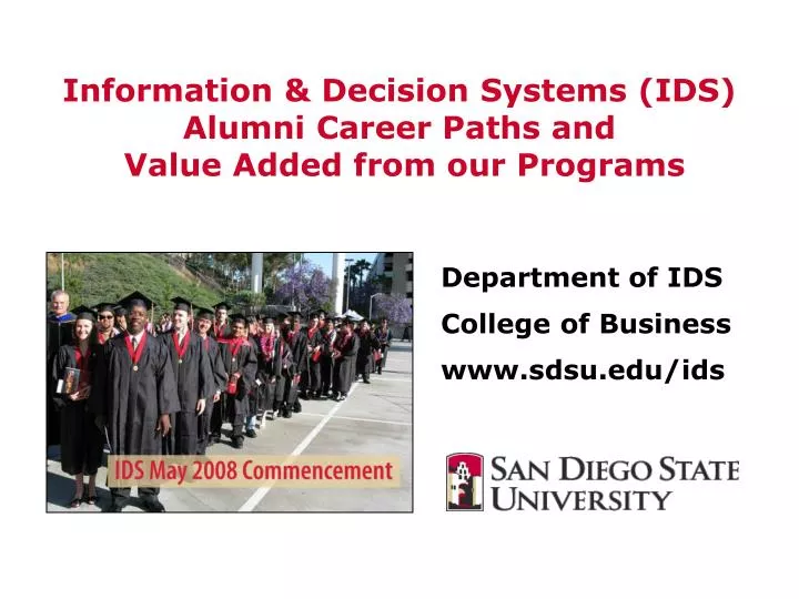 information decision systems ids alumni career paths and value added from our programs
