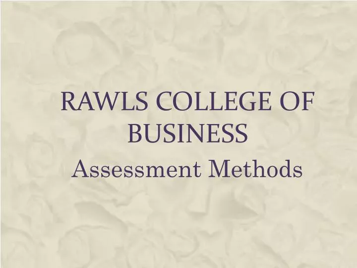 rawls college of business