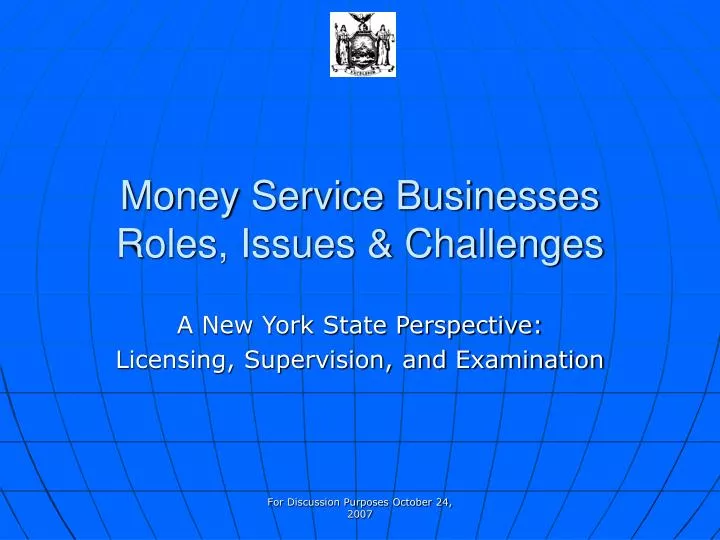 money service businesses roles issues challenges