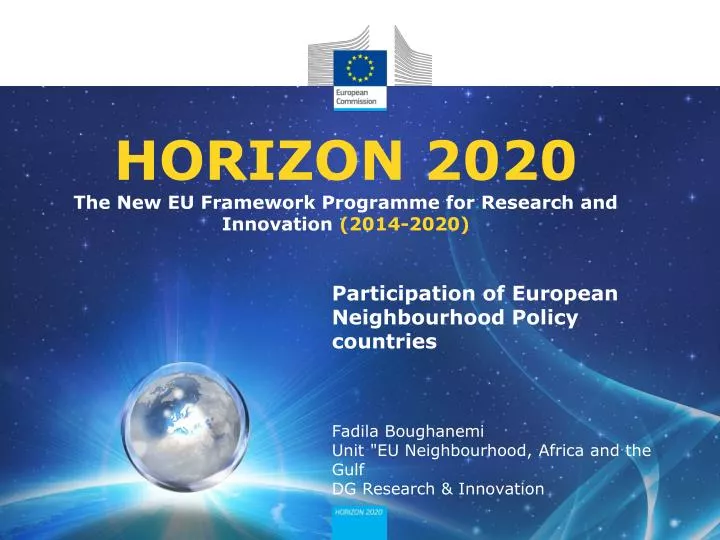 horizon 2020 the new eu framework programme for research and innovation 2014 2020