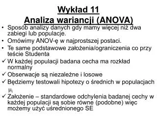 wyk ad 11 analiza wariancji anova