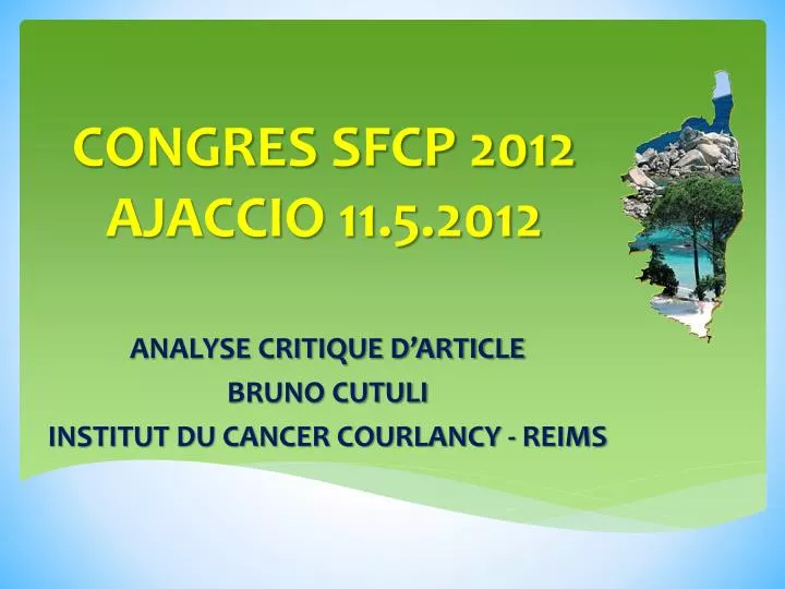 congres sfcp 2012 ajaccio 11 5 2012
