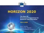 HORIZON 2020 - slide 1