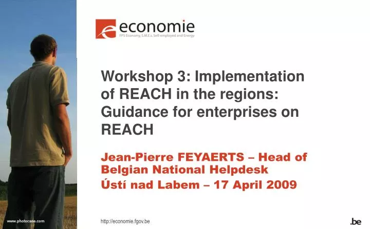 workshop 3 implementation of reach in the regions guidance for enterprises on reach
