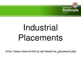 Industrial Placements