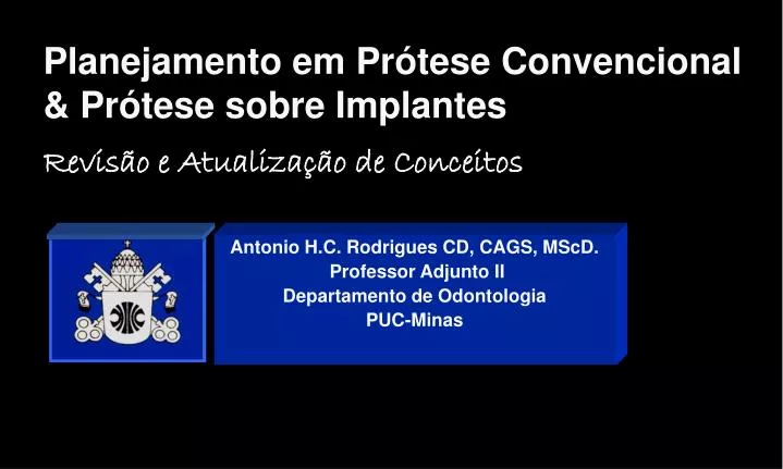 planejamento em pr tese convencional pr tese sobre implantes