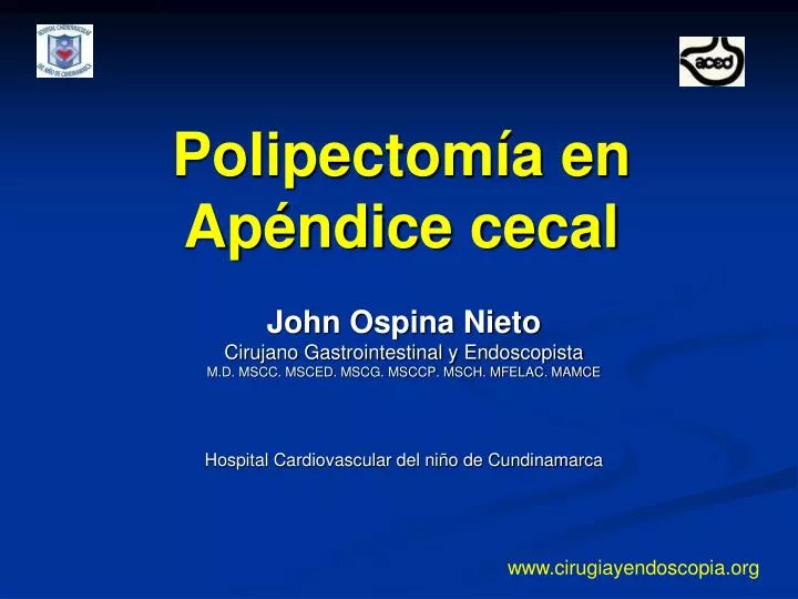 polipectom a en ap ndice cecal