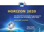 HORIZON 2020 - slide 1