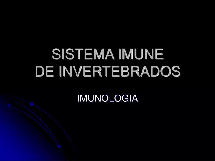 sistema imune de invertebrados