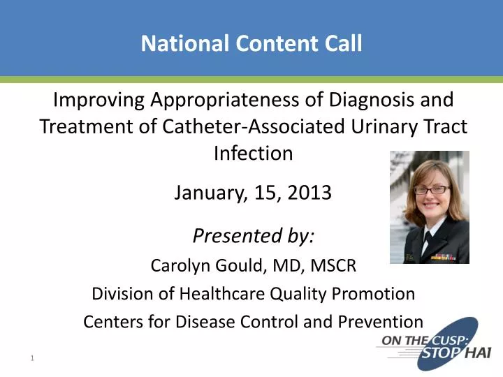improving appropriateness of diagnosis and treatment of catheter associated urinary tract infection