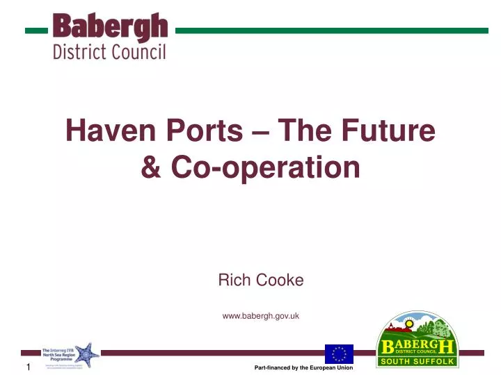 haven ports the future co operation
