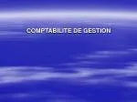 COMPTABILITE DE GESTION - slide 1
