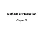 Methods of Production