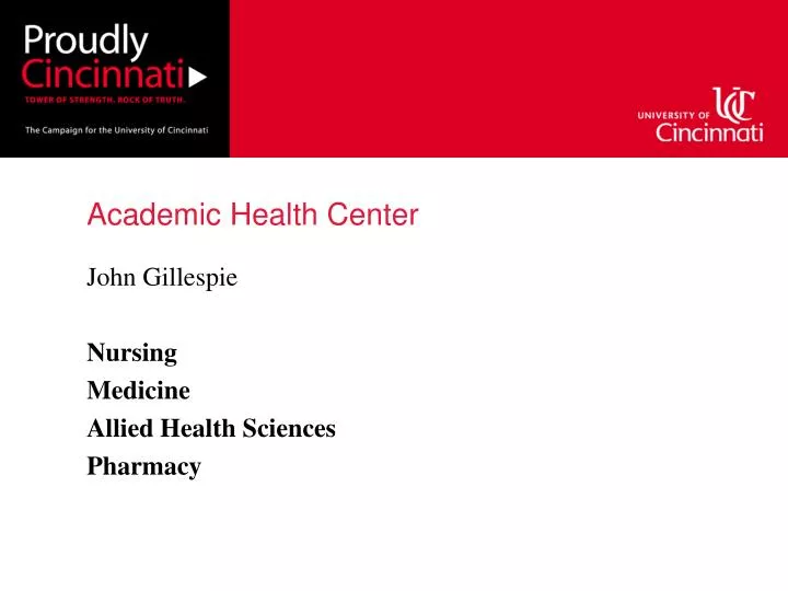 academic health center