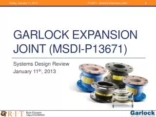 Garlock Expansion Joint (MSDI-P13671)