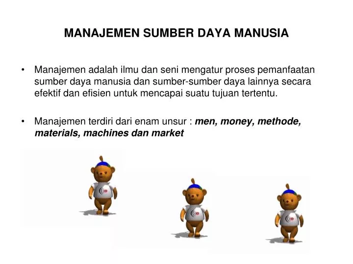 manajemen sumber daya manusia