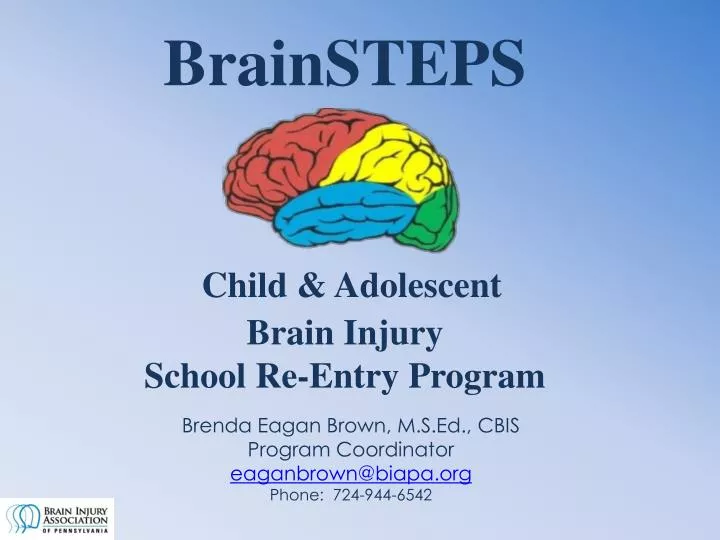 brainsteps child adolescent brain injury school re entry program