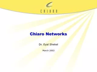 Chiaro Networks