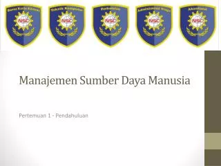 manajemen sumber daya manusia